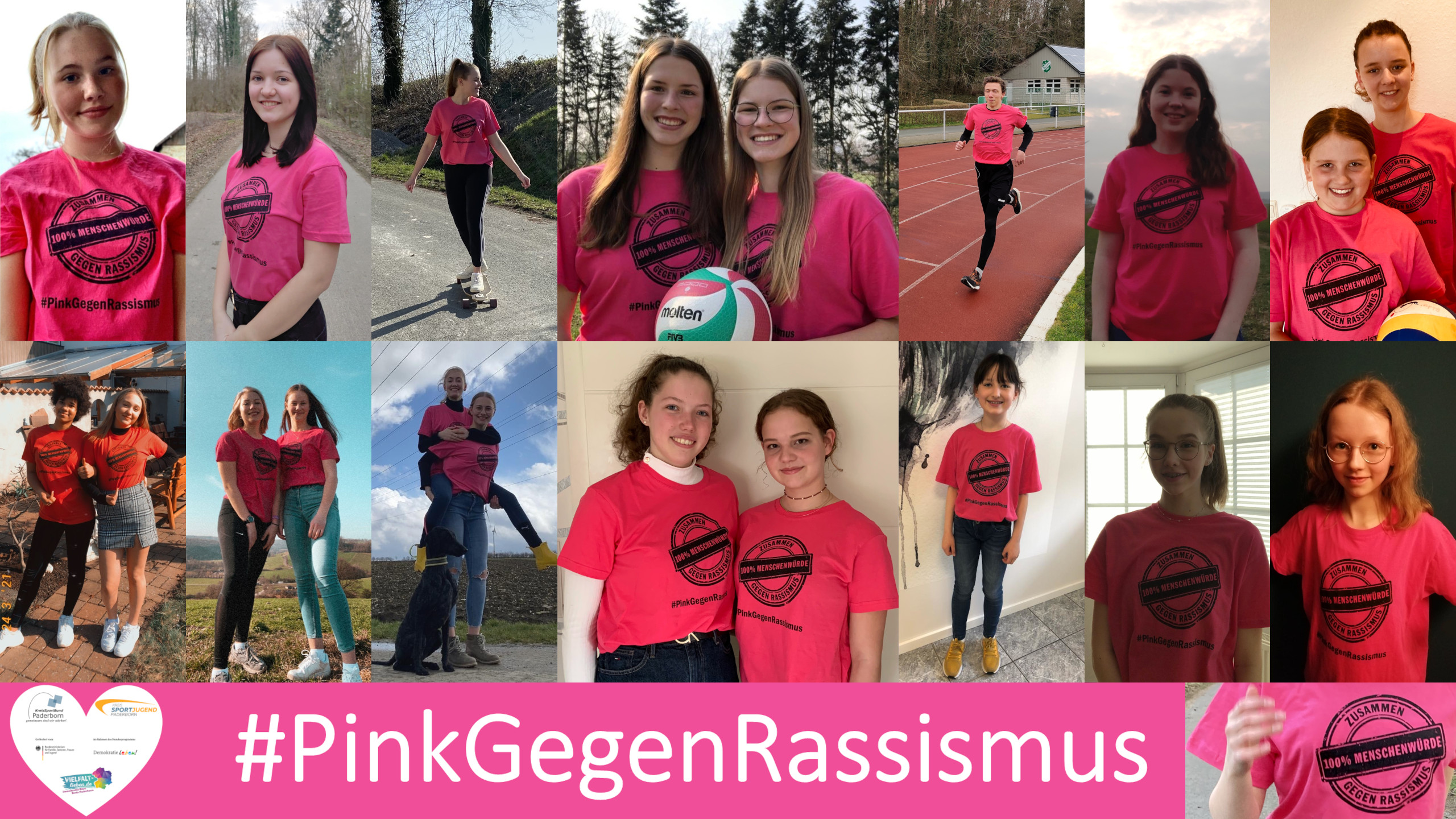 #PinkGegenRassismus
